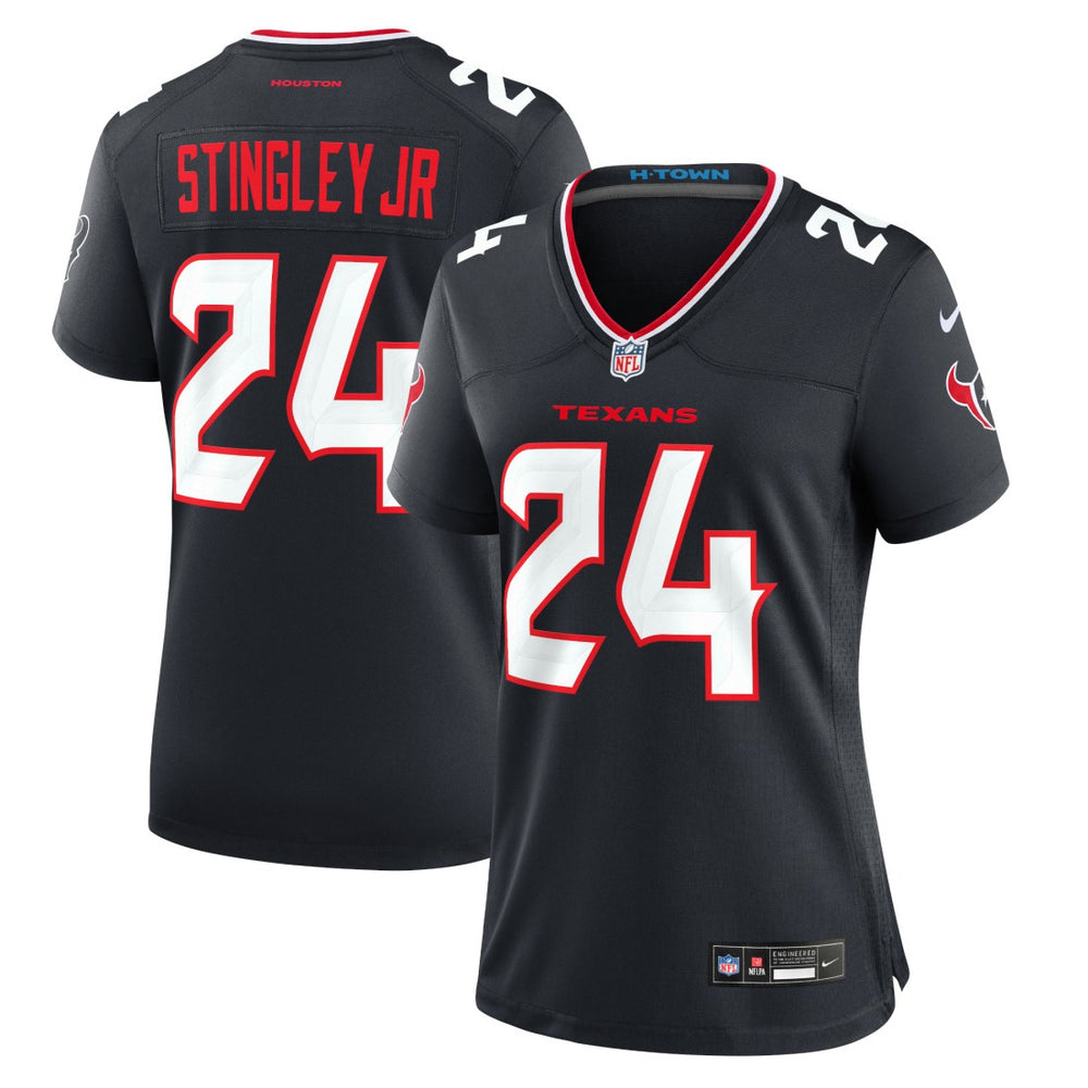 Derek Stingley Jr.  Women's Game Jersey - Houston Texans Jerseys