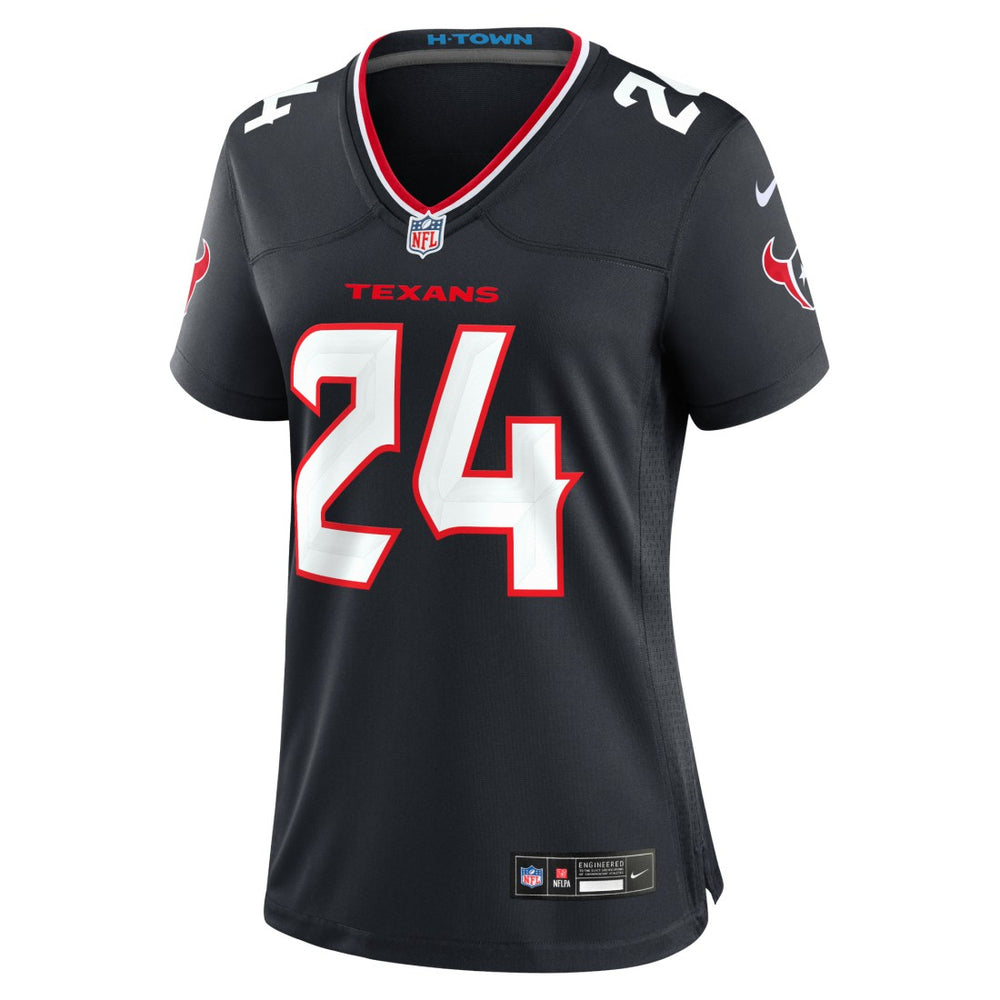 Derek Stingley Jr.  Women's Game Jersey - Houston Texans Jerseys