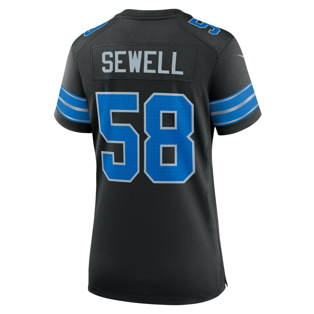 Penei Sewell  Women's 2nd Alternate Game Jersey - Detroit Lions Jerseys