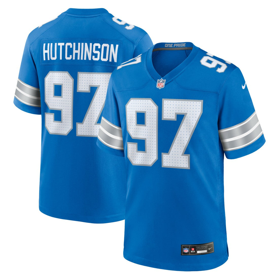 Aidan Hutchinson  Game Jersey - Detroit Lions Jerseys