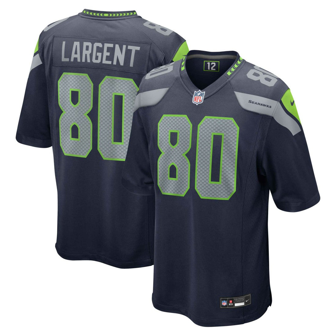 Steve Largent  Retired Player Game Jersey - Seattle Seahawks Jerseys