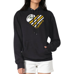 G-III 4Her by Carl Banks Women's Heart Graphic Fleece Pullover Hoodie - Green Bay Packers Hoodies