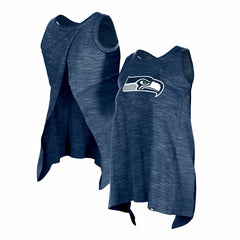 Women's Plus Size Space Dye Active Tank Top - Seattle Seahawks Tops
