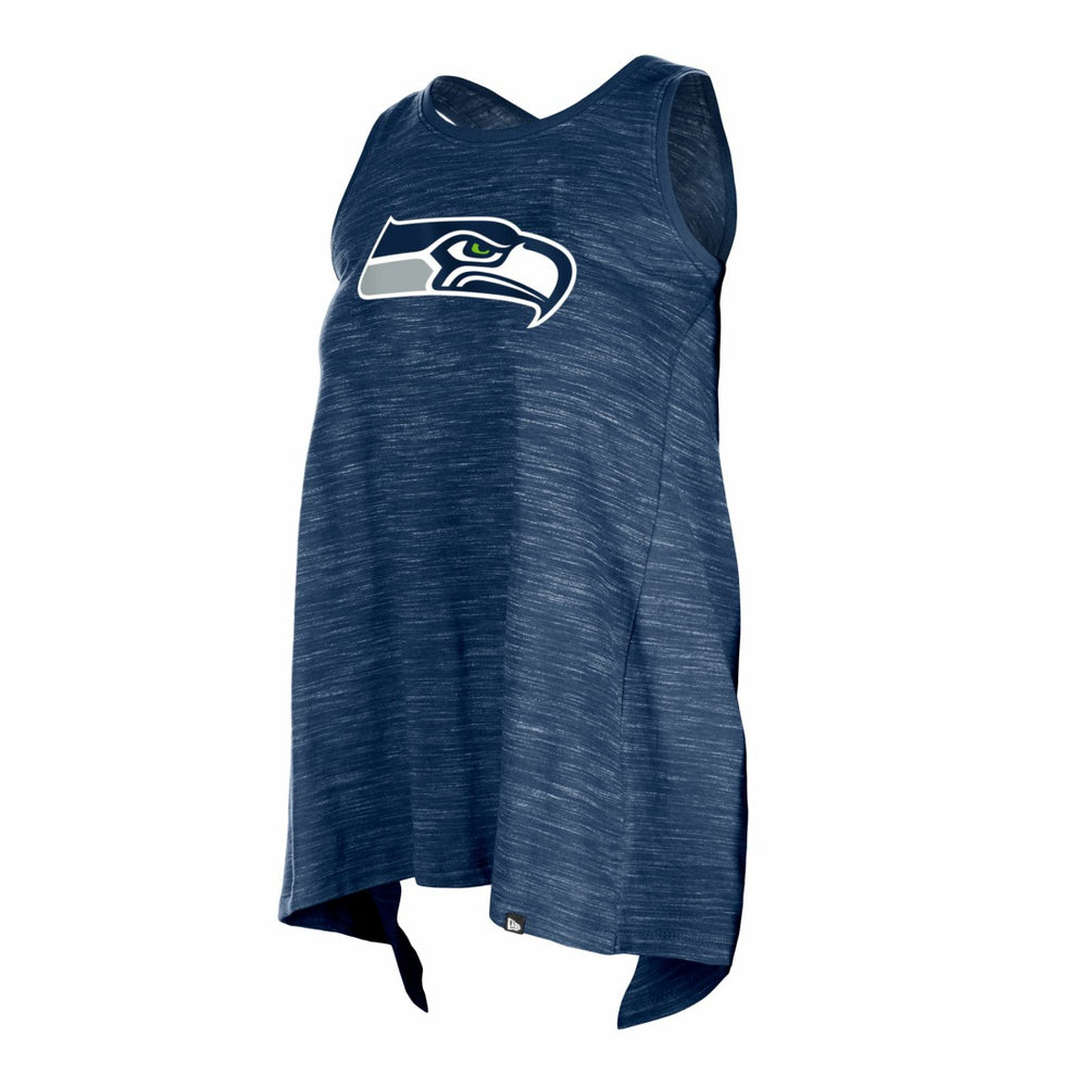 Women's Plus Size Space Dye Active Tank Top - Seattle Seahawks Tops