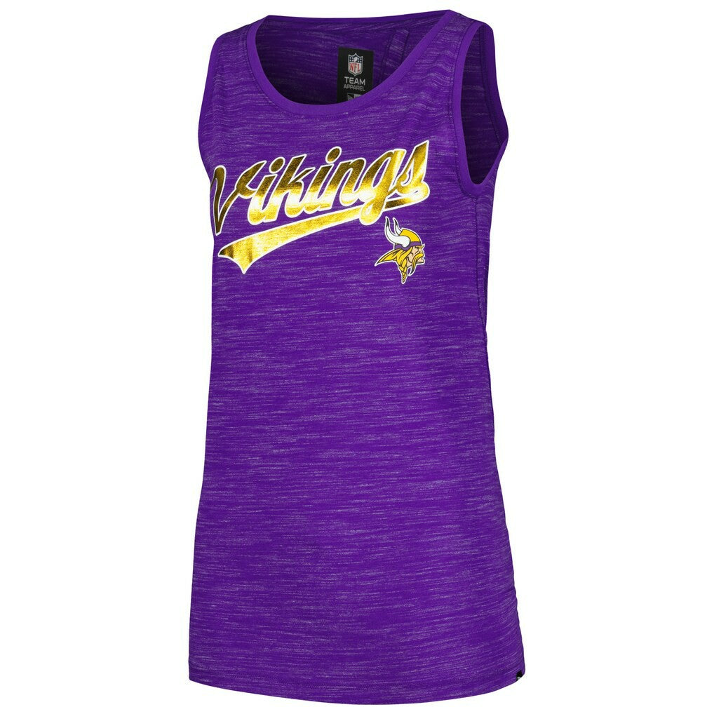 Women's Space Dye Active Tank Top - Minnesota Vikings Tops