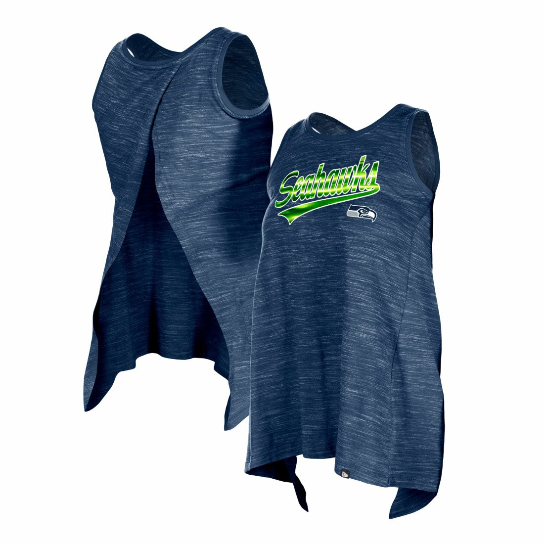 Women's Space Dye Active Tank Top - Seattle Seahawks Tops