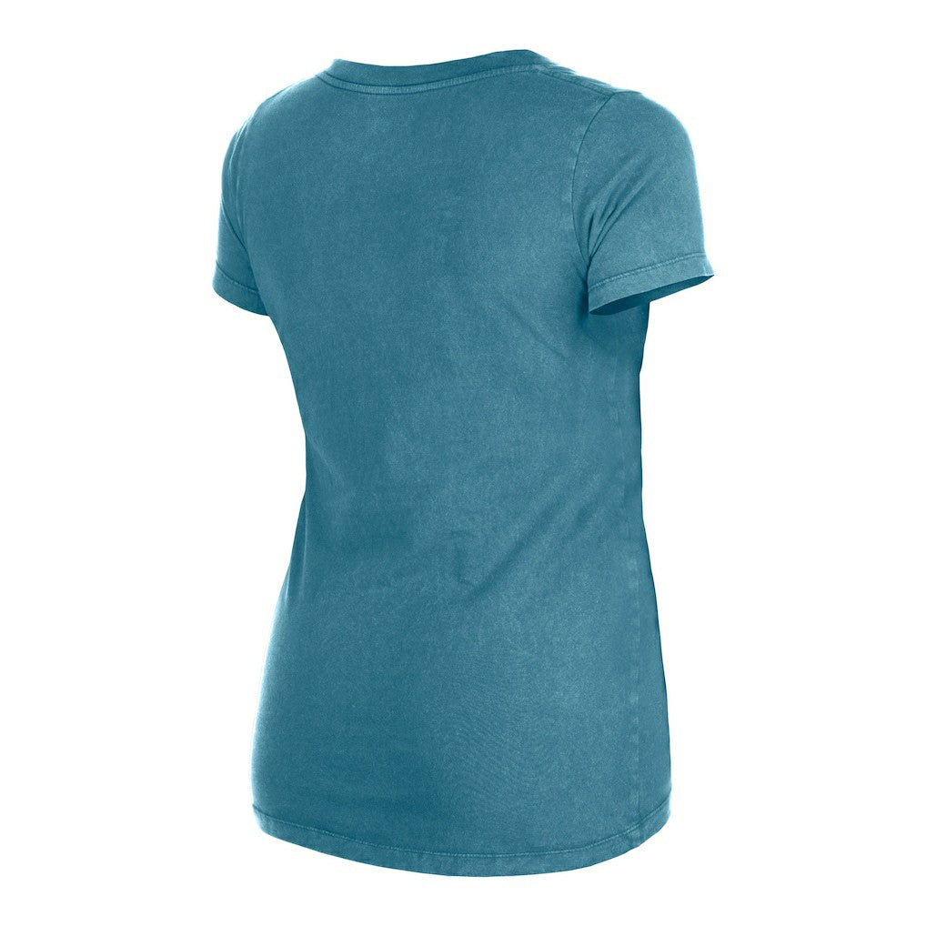 Women's Enzyme Wash Low V-Neck T-Shirt - Miami Dolphins T-shirts