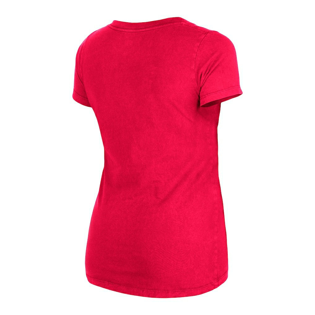 Women's Enzyme Wash Low V-Neck T-Shirt - San Francisco 49ers T-shirts