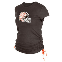 Women's Ruched Side T-Shirt - Cleveland Browns T-shirts