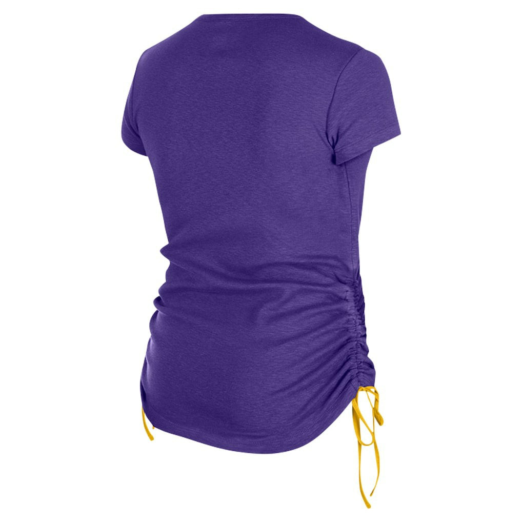 Women's Ruched Side T-Shirt - Minnesota Vikings T-shirts