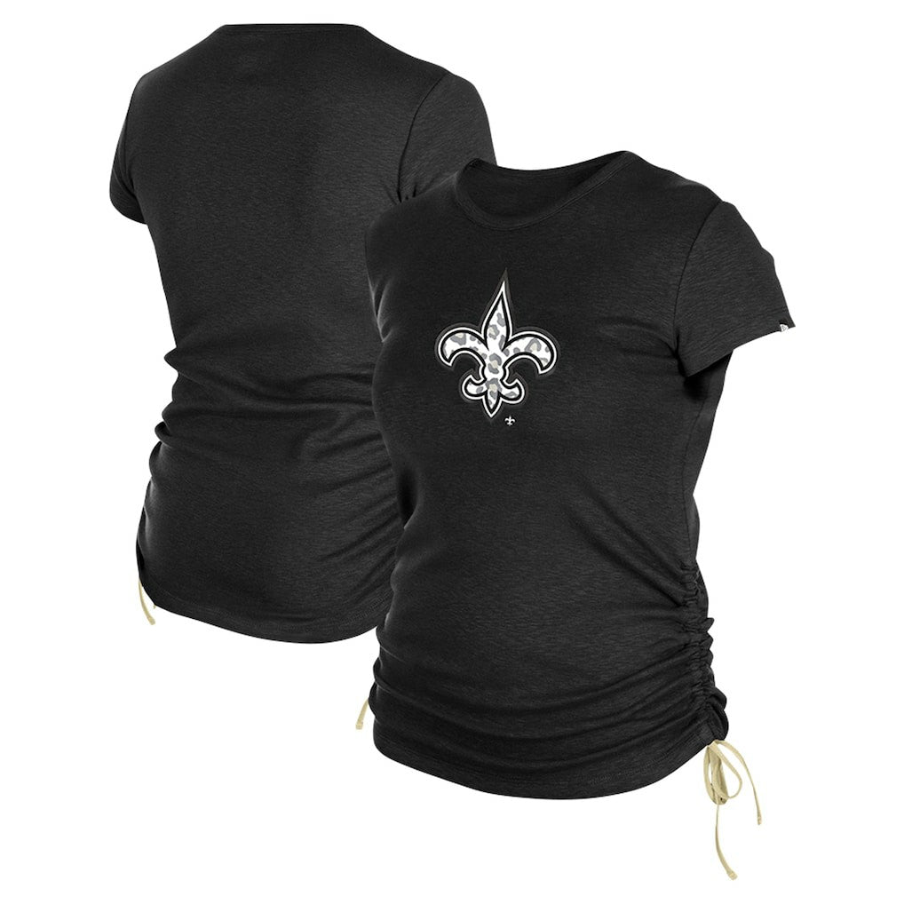 Women's Ruched Side T-Shirt - New Orleans Saints T-shirts