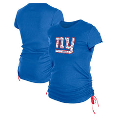 Women's Ruched Side T-Shirt - New York Giants T-shirts
