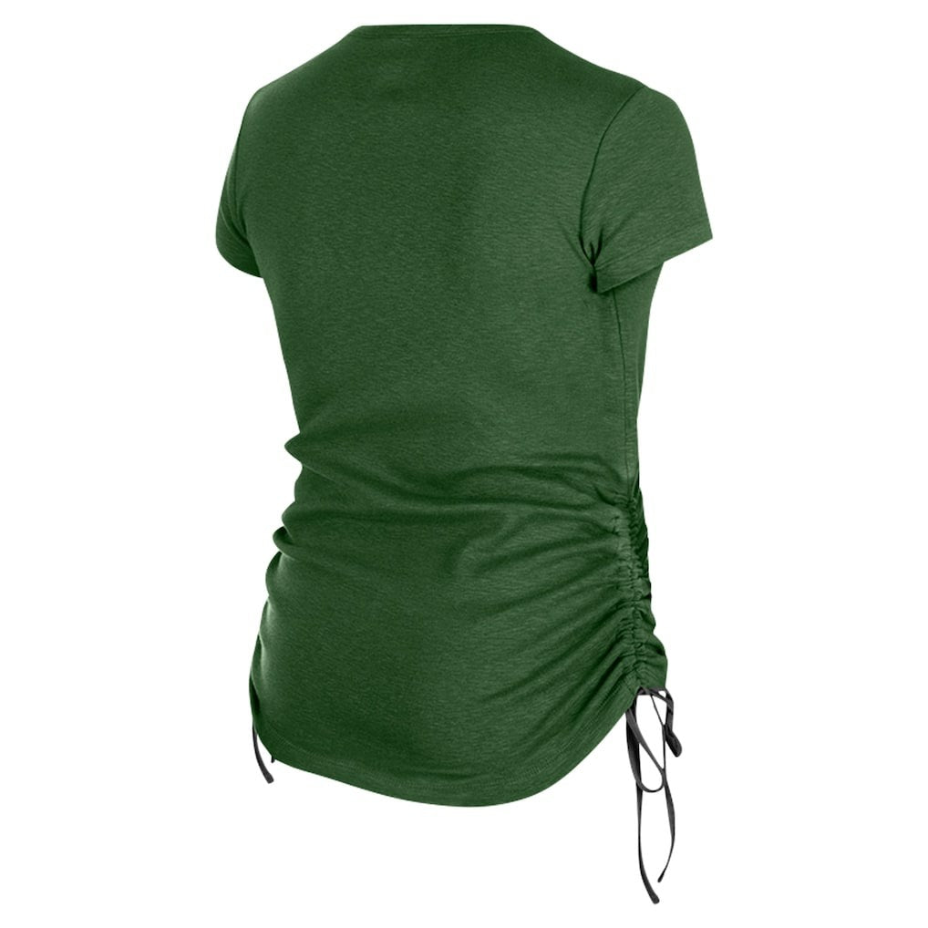 Women's Ruched Side T-Shirt - New York Jets T-shirts