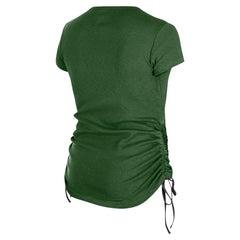 Women's Ruched Side T-Shirt - New York Jets T-shirts
