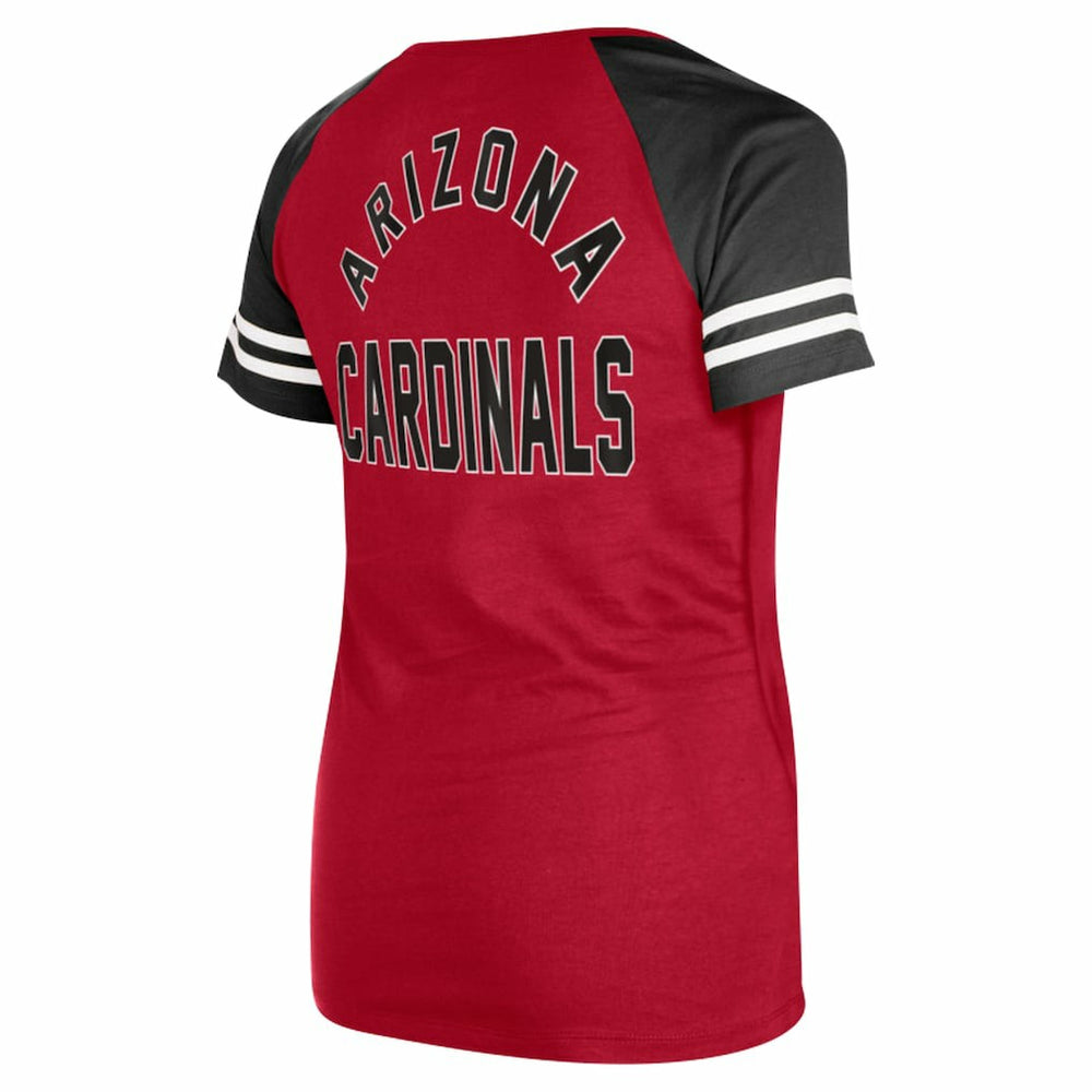 Women's Lace-Up Raglan T-Shirt - Arizona Cardinals T-shirts