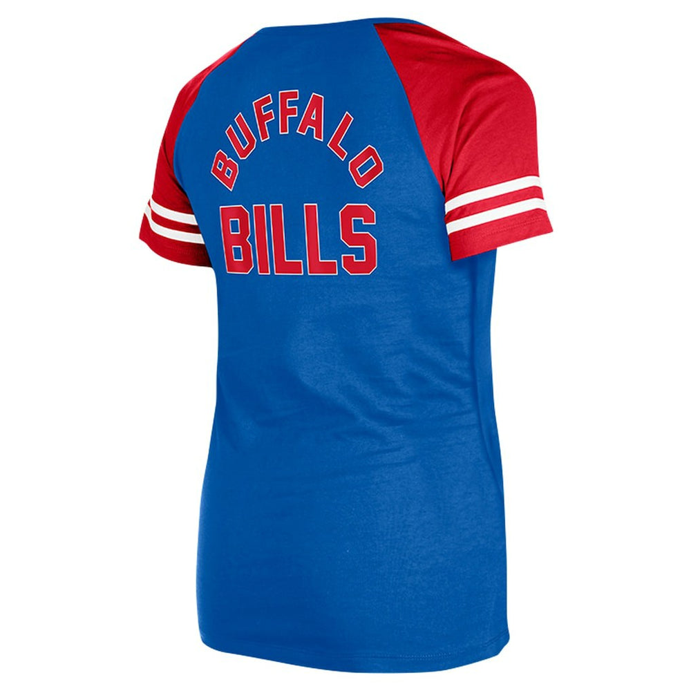 Women's Throwback Lace-Up Raglan T-Shirt - Buffalo Bills T-shirts