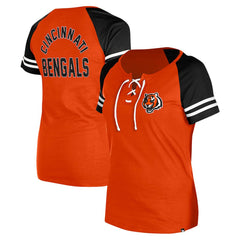 Women's Lace-Up Raglan T-Shirt - Cincinnati Bengals T-shirts