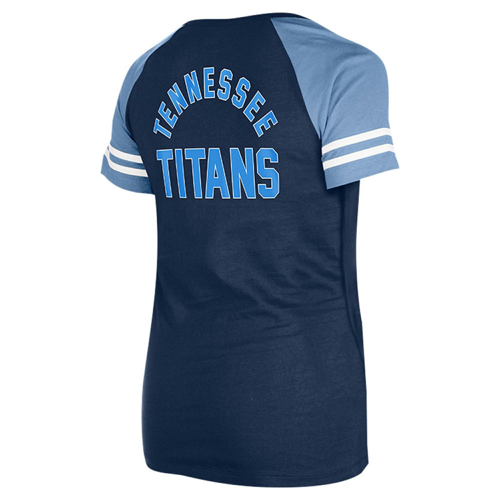 Women's Lace-Up Raglan T-Shirt - Tennessee Titans T-shirts
