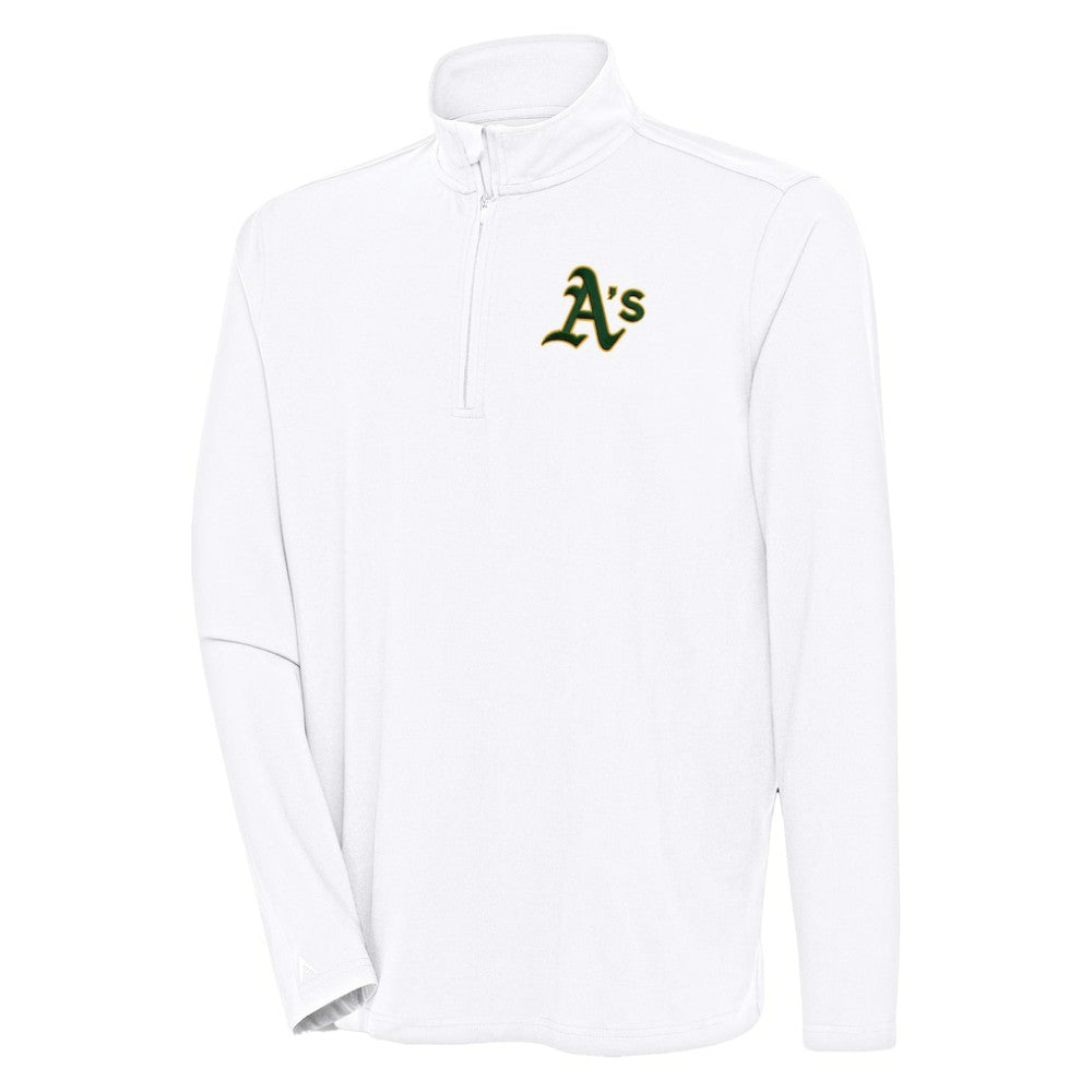 White Athletics Antigua Hunk Quarter-Zip Pullover Top