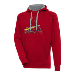 Red St. Louis Cardinals Antigua Victory Chenille Pullover Hoodie