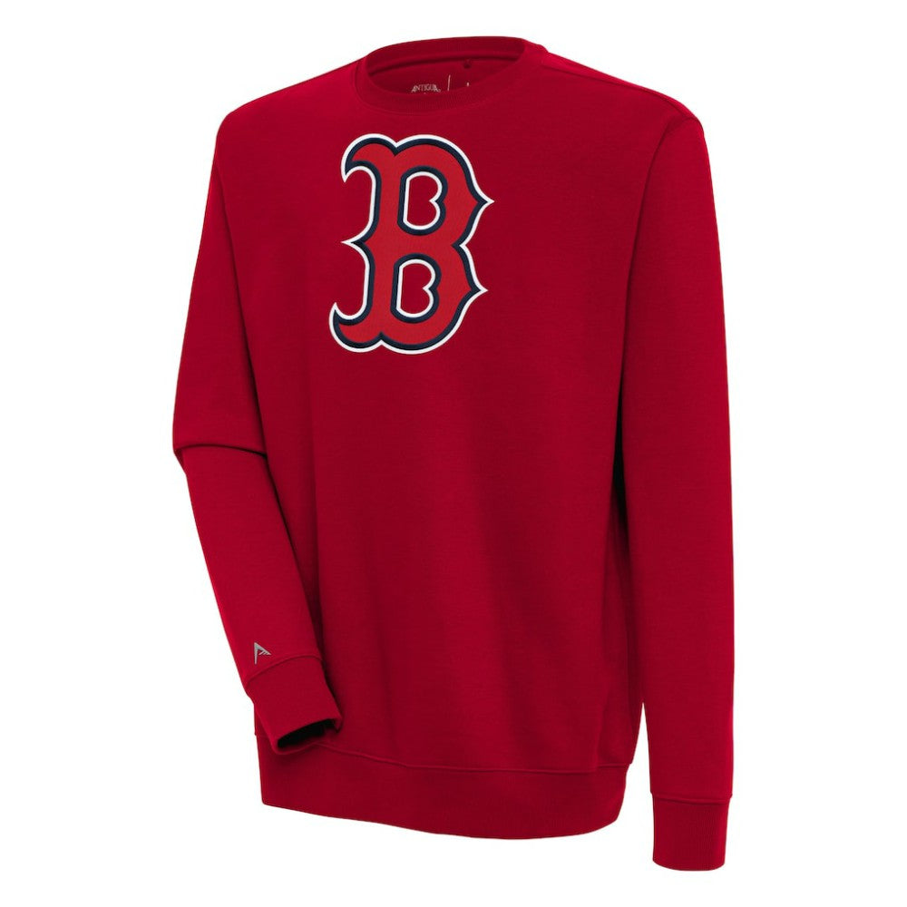 Red Boston Red Sox Antigua Victory Pullover Sweatshirt