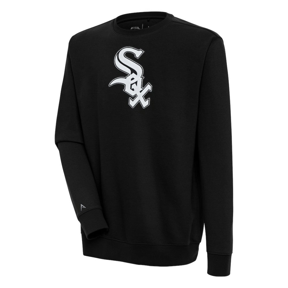 Black Chicago White Sox Antigua Victory Pullover Sweatshirt
