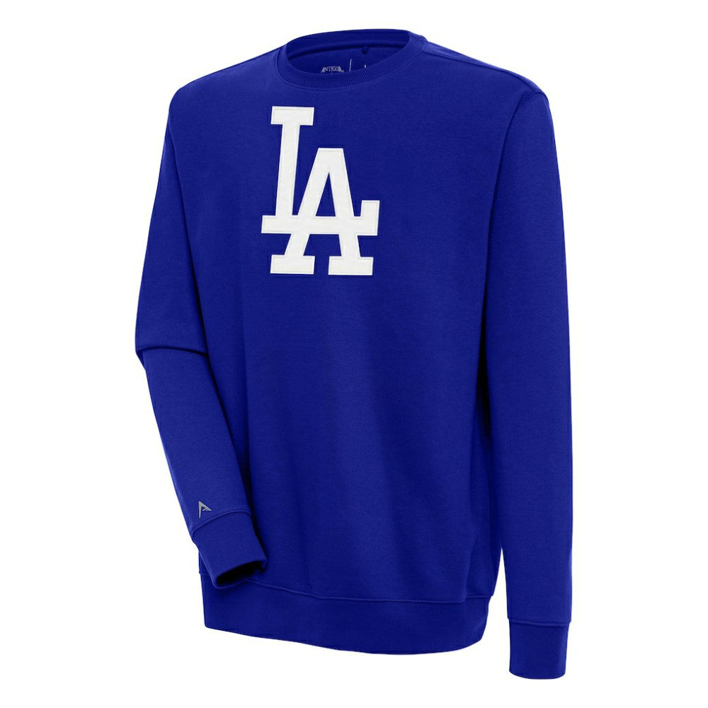 Royal Los Angeles Dodgers Antigua Victory Pullover Sweatshirt