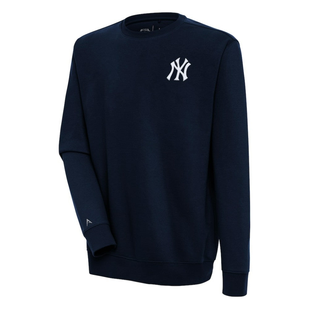 Navy New York Yankees Antigua Victory Pullover Sweatshirt