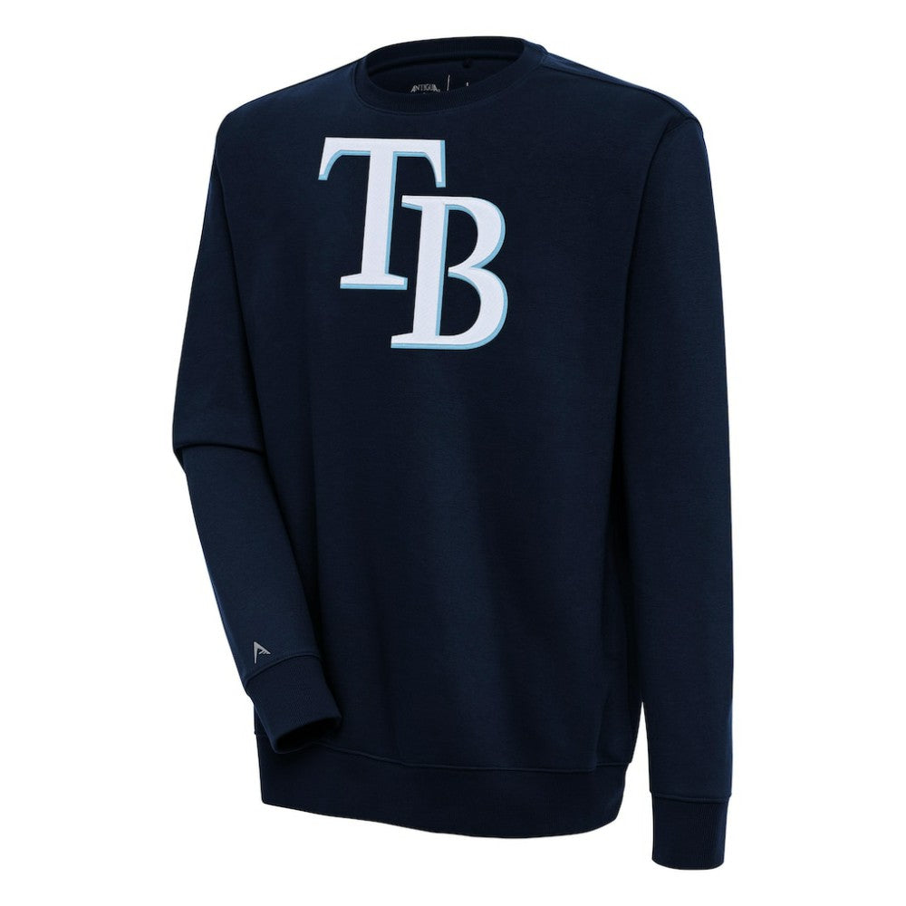 Navy Tampa Bay Rays Antigua Victory Pullover Sweatshirt