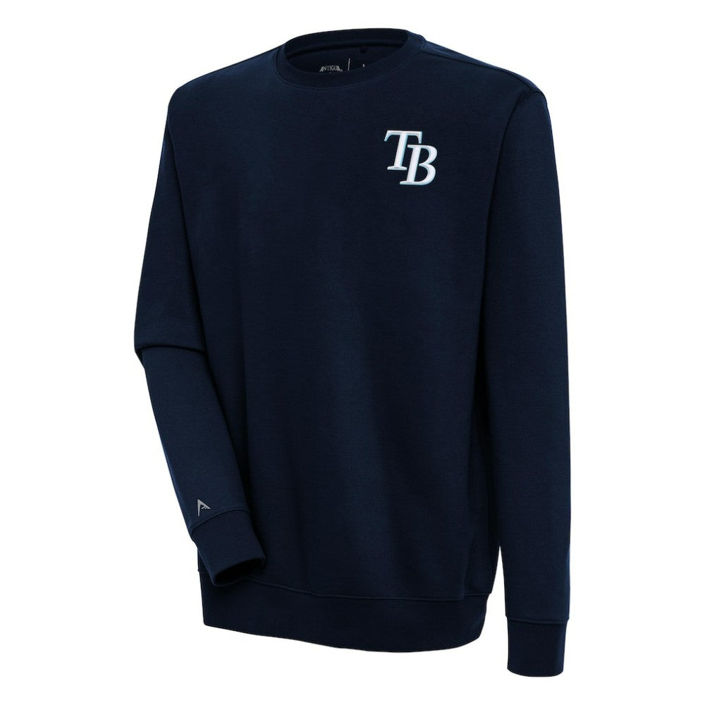 Navy Tampa Bay Rays Antigua Victory Pullover Sweatshirt
