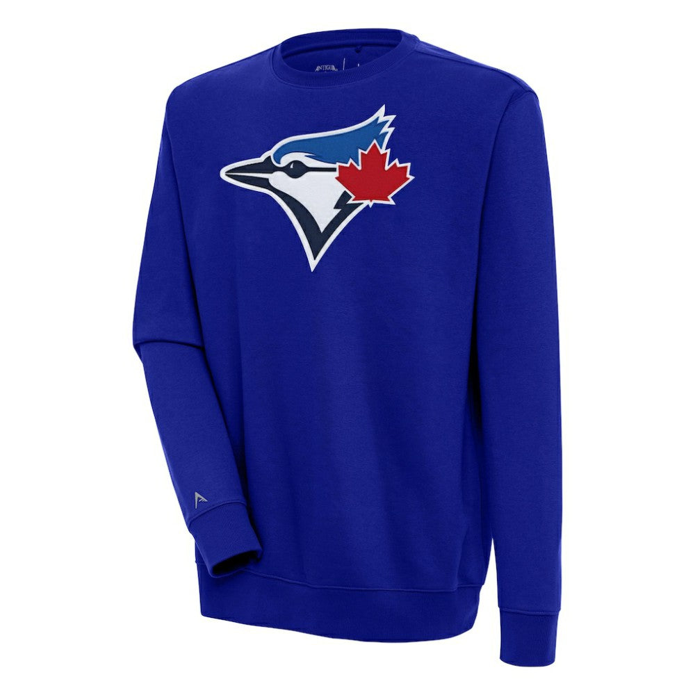Royal Toronto Blue Jays Antigua Victory Pullover Sweatshirt