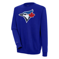 Royal Toronto Blue Jays Antigua Victory Pullover Sweatshirt
