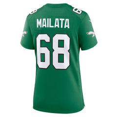 Jordan Mailata  Women's Alternate Game Jersey - Philadelphia Eagles Jerseys