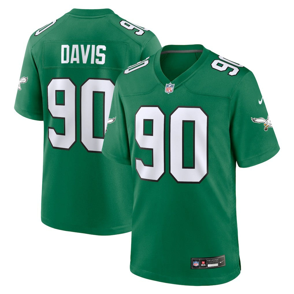 Jordan Davis  Alternate Game Jersey - Philadelphia Eagles Jerseys