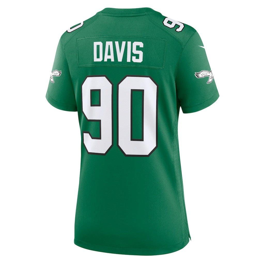 Jordan Davis  Women's Alternate Game Jersey - Philadelphia Eagles Jerseys