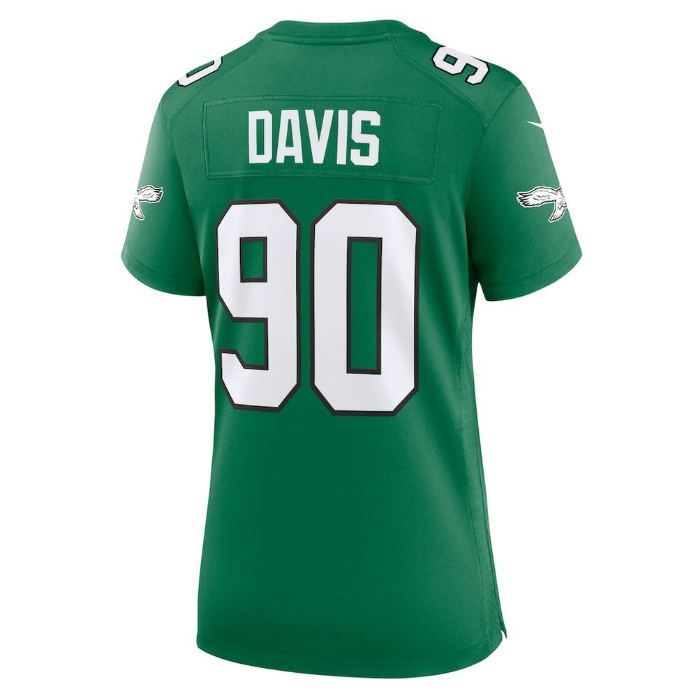 Jordan Davis  Women's Alternate Game Jersey - Philadelphia Eagles Jerseys