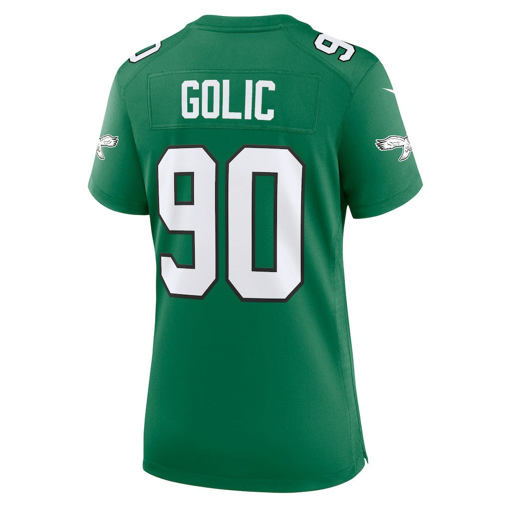 Mike Golic  Women's Alternate Game Jersey - Philadelphia Eagles Jerseys