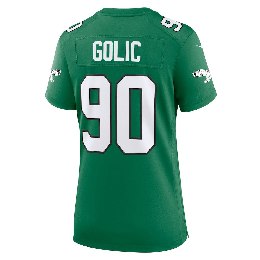 Mike Golic  Women's Alternate Game Jersey - Philadelphia Eagles Jerseys