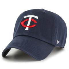 Navy Minnesota Twins '47 Youth Clean Up Adjustable Hat