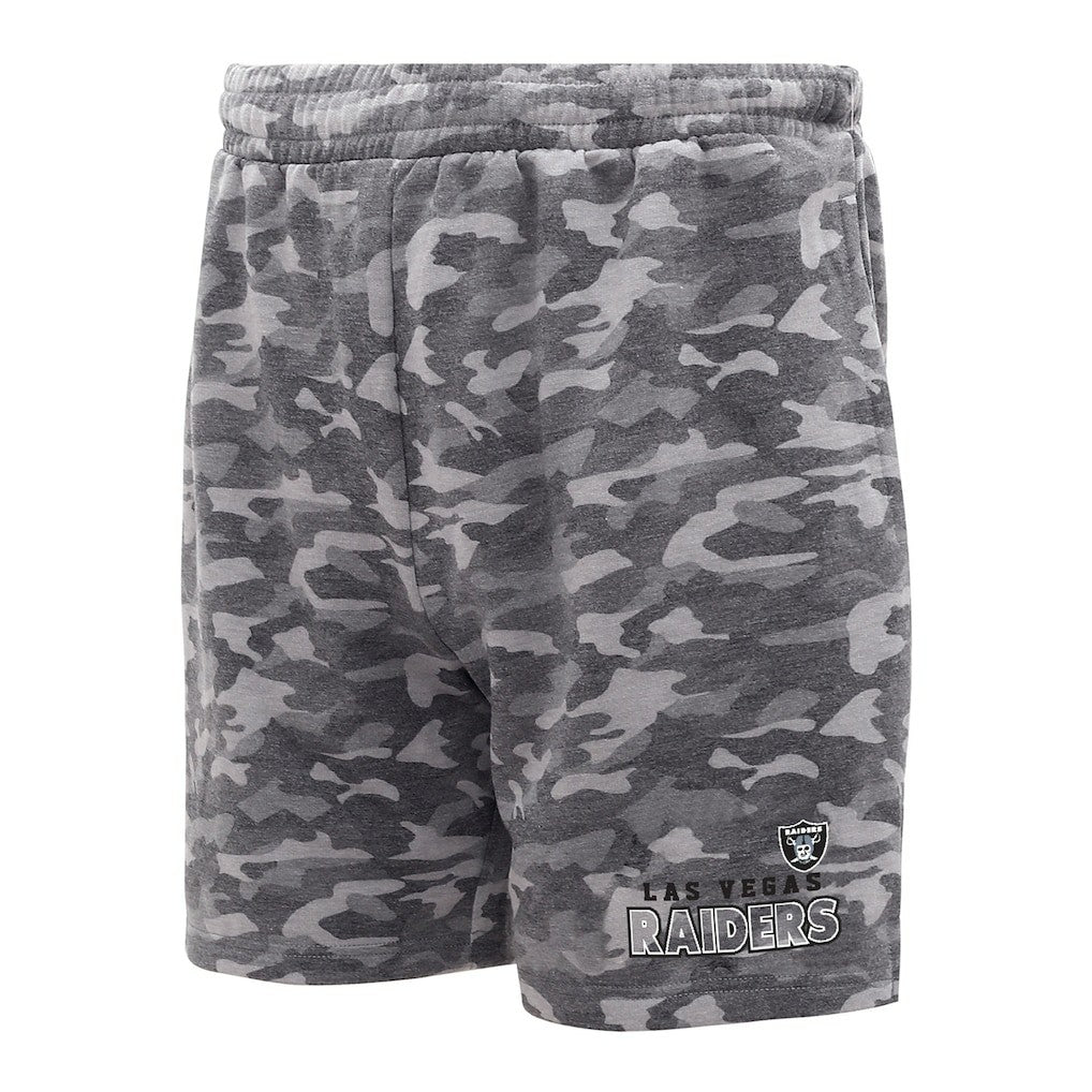 Concepts Sport Biscayne Camo Shorts - Las Vegas Raiders Shorts