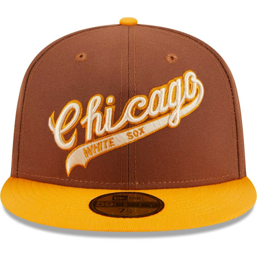 Brown Chicago White Sox New Era Tiramisu  59FIFTY Fitted Hat