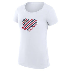 NHL Florida Panthers G-III 4Her by Carl Banks Women's Super-Slim Fit Lightweight Heart T-Shirt