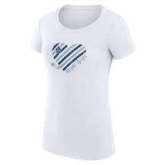 NHL Toronto Maple Leafs G-III 4Her by Carl Banks Women's Super-Slim Fit Lightweight Heart T-Shirt