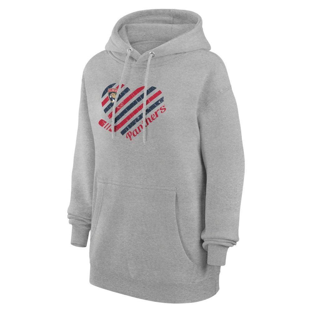 NHL Florida Panthers G-III 4Her by Carl Banks Women's Heart Pullover Hoodie