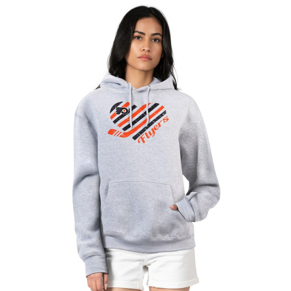 NHL Philadelphia Flyers G-III 4Her by Carl Banks Women's Heart Pullover Hoodie