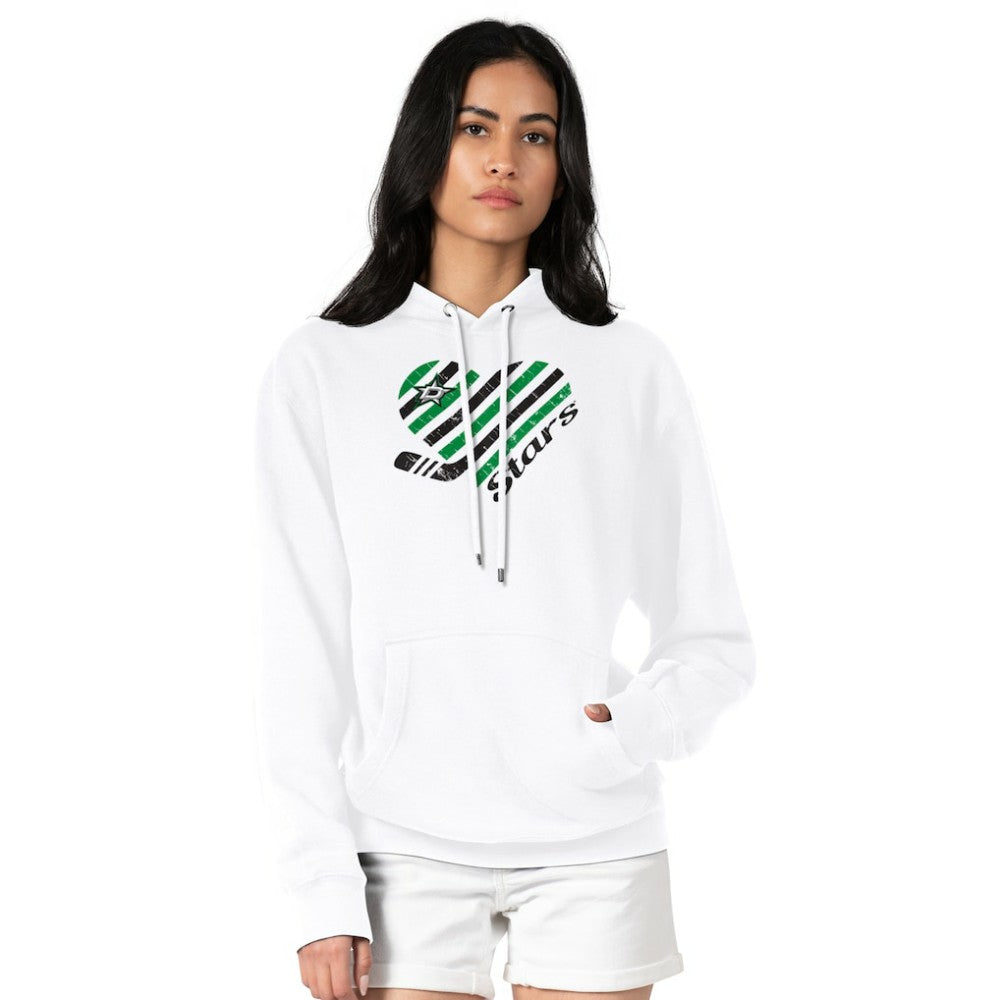 NHL Dallas Stars G-III 4Her by Carl Banks Women's Heart Pullover Hoodie