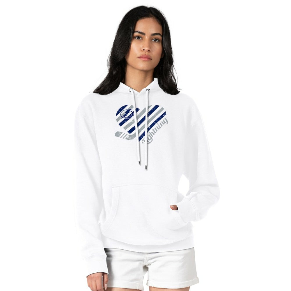 NHL Tampa Bay Lightning G-III 4Her by Carl Banks Women's Heart Pullover Hoodie