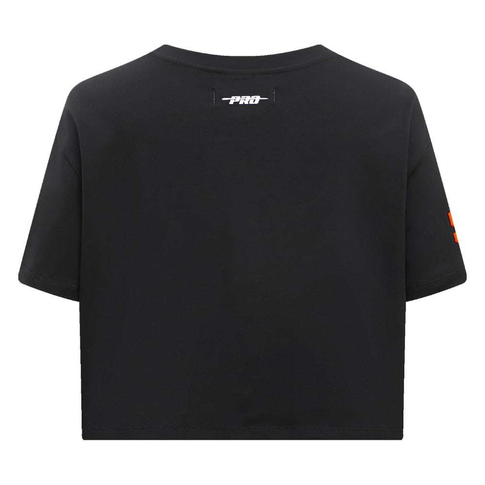 Black San Francisco Giants Pro Standard Women's Painted Sky Boxy Cropped T-Shirt