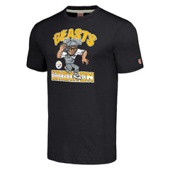 Homage Unisex Monsters of the Gridiron Halloween Tri-Blend T-Shirt - Pittsburgh Steelers T-shirts