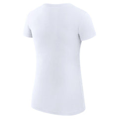 White Miami Marlins G-III 4Her by Carl Banks Women's Super-Slim Fit Lightweight Team Graphic T-Shirt